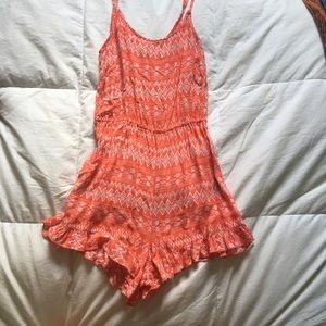 Tribal Pattered Romper Pacsun